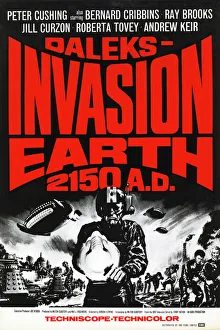 Arts/television dr who/uk sheet poster daleks invasion earth 2150 ad Arts/television dr who/uk sheet poster daleks invasion earth 2150 ad