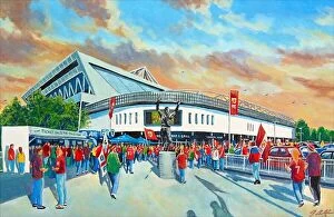 Robins Gallery: Ashton Gate Going to the Match Fine Art - Bristol City FC
