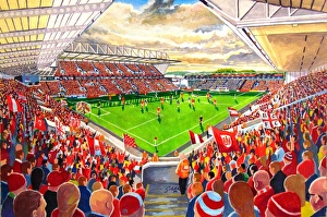 Ashton Gate Stadium Fine Art - Bristol City Football Club