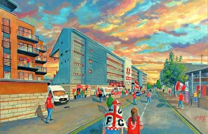Brisbane Road Stadium Going to the Match Fine Art - Leyton Orient Football Club Brisbane Road Stadium Going to the Match Fine Art - Leyton Orient Football Club