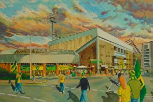 Carrow Road Stadium Going to the Match Fine Art - Norwich City Football Club Carrow Road Stadium Going to the Match Fine Art - Norwich City Football Club