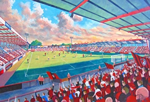 Dean Court Stadium Fine Art - AFC Bournemouth Dean Court Stadium Fine Art - AFC Bournemouth