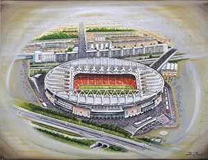 Stadia of England Gallery: Emirates Stadium Art - Arsenal