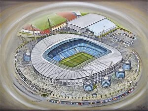 Etihad Stadium Art - Manchester City