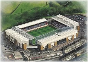 Painting Collection: Ewood Park Art - Blackburn Rovers