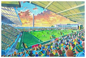 Images Dated 23rd July 2019: Franklins Gardens Stadium Fine Art - Northampton Saints Rugby
