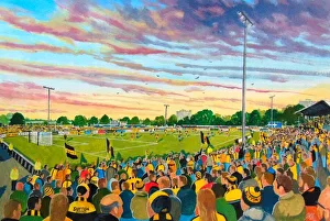 GANDER GREEN LANE STADIUM Fine Art - Sutton United Football Club GANDER GREEN LANE STADIUM Fine Art - Sutton United Football Club