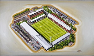 Griffin Park Stadia Art - Brentford