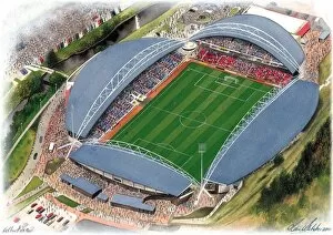 Images Dated 21st May 2013: John Smiths Stadium Art - Huddersfield Town