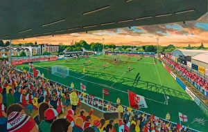 Kingfield Stadium Fine Art - Woking Football Club Kingfield Stadium Fine Art - Woking Football Club