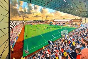 Stadium Art Gallery: Love Street Stadium Fine Art - St Mirren Football Club