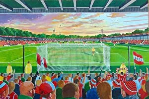 Moor Lane Gallery: Moor Lane Stadium Fine Art - Salford City Football Club