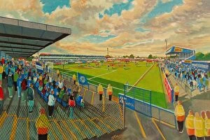 Images Dated 21st March 1987: Moss Rose Stadium Fine Art - Macclesfield Town Football Club