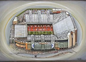 Theatre Collection: Old Trafford Stadia Art - Manchester United