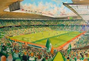 Glasgow Celtic Collection: Parkhead Stadium Fine Art - Celtic Football Club