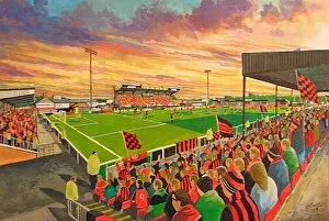 Northern Ireland Collection: Seaview Stadium Fine Art - Crusaders Football Club