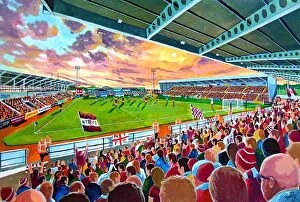 Images Dated 23rd July 2019: Sixfields Stadium Fine Art - Northampton Town Football Club
