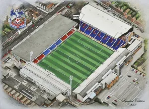 Stadium Art Prints: Selhurst Park Print - A 20x16 Watercolour of Crystal Palace F.C.'s Stadium