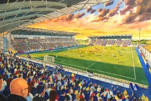 Stadium Art Prints: Falkirk Stadium Fine Art Print