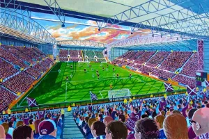 Edinburgh Prints: Tynecastle Stadium Fine Art Print