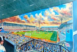 Baseball Stadium Prints: Derby County Baseball Ground Stadium Print