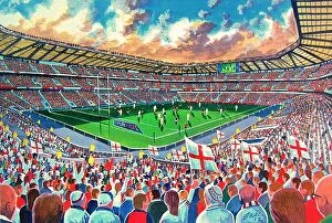 Premiership Collection: Twickenham Stadium - England Rugby Union