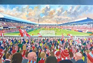Football Club Gallery: Victoria Ground Stadium Fine Art - Stoke City Football Club
