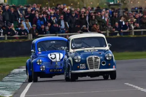 CJ10 6696 Rupert Mann, Austin A35, Mena Pierre-Brice, Renault 4CV CJ10 6696 Rupert Mann, Austin A35, Mena Pierre-Brice, Renault 4CV