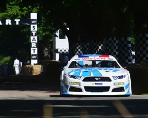 <b class=qtipBold><figcaption>CJ6 8963 Ford Mustang, Euro NASCAR</figcaption></b><br>Ford Mustang, Euro NASCAR, Goodwood Festival of Speed, 2017, Peaks of Performance, Motorsports Game Changers, automobiles, cars, entertainment, Festival of Speed, FoS, Goodwood, heritage, contemporary, modern, hill climb, July, June, motor sport, motorcars, nostalgia, racing, speed, sports, West Sussex.<br><em>© 2017 Chris McEvoy, www.cjm-photography.co.uk, all rights reserved</em> CJ6 8963 Ford Mustang, Euro NASCAR