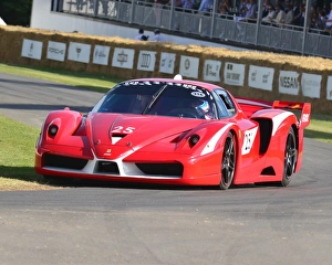 <b class=qtipBold><figcaption>CJ6 9006 Ferrari FXX K</figcaption></b><br>Ferrari FXX K, Goodwood Festival of Speed, 2017, Peaks of Performance, Motorsports Game Changers, automobiles, cars, entertainment, Festival of Speed, FoS, Goodwood, heritage, contemporary, modern, hill climb, July, June, motor sport, motorcars, nostalgia, racing, speed, sports, West Sussex.<br><em>© 2017 Chris McEvoy, www.cjm-photography.co.uk, all rights reserved</em> CJ6 9006 Ferrari FXX K
