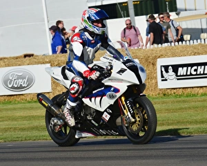 <b class=qtipBold><figcaption>CJ6 9111 Troy Corser, BMW S1000RR</figcaption></b><br>Troy Corser, BMW S1000RR, Goodwood Festival of Speed, 2017, Peaks of Performance, Motorsports Game Changers, automobiles, cars, entertainment, Festival of Speed, FoS, Goodwood, heritage, contemporary, modern, hill climb, July, June, motor sport, motorcars, nostalgia, racing, speed, sports, West Sussex., Moving Motor Show, motor bike racing, sports bikes, motor cycles, motorcycles, bikes, two wheels,<br><em>© 2017 Chris McEvoy, www.cjm-photography.co.uk, all rights reserved</em> CJ6 9111 Troy Corser, BMW S1000RR