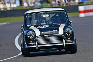 CJ9 8774 Karun Chandhok, Charlie Cooper, Morris Mini Cooper S CJ9 8774 Karun Chandhok, Charlie Cooper, Morris Mini Cooper S
