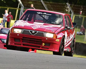 <b class=qtipBold><figcaption>CM15 8283 Alfa Romeo 75 Turbo</figcaption></b><br>Alfa Romeo 75 Turbo, Historic Race Car Demonstration, Festival Italia, Brands Hatch, August 14th, 2016, Autosport, cars, circuit racing, classic cars, competition, FIAT, Italian, Kent, motorsport, racing, racing cars, sport, sports cars, Sunday 14th August, vehicles, classic cars, historic cars, vehicles,<br><em>© 2016 Chris McEvoy, all rights reserved, www.cjm-photography.co.uk</em> CM15 8283 Alfa Romeo 75 Turbo