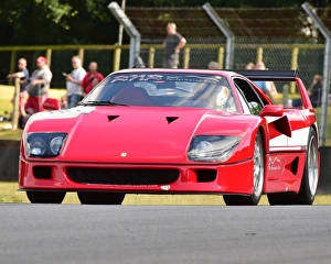 <b class=qtipBold><figcaption>CM15 8284 David Edge, Ferrari F40</figcaption></b><br>David Edge, Ferrari F40, Historic Race Car Demonstration, Festival Italia, Brands Hatch, August 14th, 2016, Autosport, cars, circuit racing, classic cars, competition, FIAT, Italian, Kent, motorsport, racing, racing cars, sport, sports cars, Sunday 14th August, vehicles, classic cars, historic cars, vehicles,<br><em>© 2016 Chris McEvoy, all rights reserved, www.cjm-photography.co.uk</em> CM15 8284 David Edge, Ferrari F40