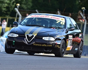 <b class=qtipBold><figcaption>CM15 8357 Tom Hill, Alfa Romeo 156</figcaption></b><br>Tom Hill, Alfa Romeo 156, BRSCC, Alfa Romeo Challenge, Festival Italia, Brands Hatch, Kent, August 14th, 2016, circuit racing, competition, Festival Italia, FIAT, Italian, Kent, motorsport, racing, vehicles, sport, cars, nostalgia, autosport, racing cars, sports cars, saloon cars, tin tops,<br><em>© 2016 Chris McEvoy, all rights reserved, www.cjm-photography.co.uk</em> CM15 8357 Tom Hill, Alfa Romeo 156