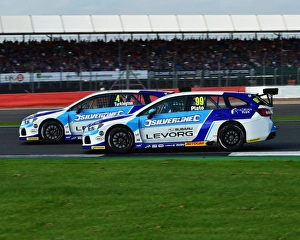 CM16 5059 Colin Turkington, Jason Plato, Subaru Levorg GT CM16 5059 Colin Turkington, Jason Plato, Subaru Levorg GT
