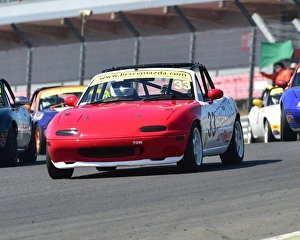 <b class=qtipBold><figcaption>CM18 5953 Jason Greatrex, Mazda MX-5</figcaption></b><br>Jason Greatrex, Mazda MX-5, Mazda MX-5 Championship, HRDC, BRSCC, Brands Hatch, Season opener, Race Weekend, April, 2017, British Racing and Sports Car Club,, cars, Championship, classic cars, classic event, Classic motorracing, Classic Racing Cars, England, motor racing, motor sport, motorracing, motorsport, nostalgia, racing, racing cars, retro, saloon cars, sports cars, Kent England, MSV,<br><em>© 2017 Chris McEvoy, www.cjm-photography.co.uk, all rights reserved</em> CM18 5953 Jason Greatrex, Mazda MX-5
