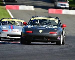 <b class=qtipBold><figcaption>CM18 6603 Russ Lindsay, Mazda MX-5</figcaption></b><br>Russ Lindsay, Mazda MX-5, BRSCC Mazda MX-5 Championship, MX-5 Supercup. HRDC, BRSCC, Brands Hatch, Season opener, Race Weekend, April, 2017, British Racing and Sports Car Club,, cars, Championship, classic cars, classic event, Classic motorracing, Classic Racing Cars, England, motor racing, motor sport, motorracing, motorsport, nostalgia, racing, racing cars, retro, saloon cars, sports cars, Kent England, MSV,<br><em>© 2017 www.cjm-photography.co.uk,all rights reserved</em> CM18 6603 Russ Lindsay, Mazda MX-5