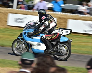 <b class=qtipBold><figcaption>CM20 0042 Alan Cathcart, Bianchi GP</figcaption></b><br>Alan Cathcart, Bianchi GP, Goodwood Festival of Speed, 2017, Peaks of Performance, Motorsports Game Changers, automobiles, cars, entertainment, Festival of Speed, FoS, Goodwood, heritage, contemporary, modern, hill climb, motor bike racing, sports bikes, motor cycles, motorcycles, bikes, two wheels, July, June, motor sport, motorcars, nostalgia, racing, speed, sports, West Sussex., Moving Motor Show,<br><em>© 2017 Chris McEvoy, www.cjm-photography.co.uk, all rights reserved</em> CM20 0042 Alan Cathcart, Bianchi GP