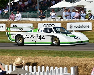 <b class=qtipBold><figcaption>CM20 0474 Aart Bezemer, Jaguar XJR-5</figcaption></b><br>Aart Bezemer, Jaguar XJR-5, Goodwood Festival of Speed, 2017, Peaks of Performance, Motorsports Game Changers, automobiles, cars, entertainment, Festival of Speed, FoS, Goodwood, heritage, contemporary, modern, hill climb, July, June, motor sport, motorcars, nostalgia, racing, speed, sports, West Sussex., Moving Motor Show,<br><em>© 2017 Chris McEvoy, www.cjm-photography.co.uk, all rights reserved</em> CM20 0474 Aart Bezemer, Jaguar XJR-5