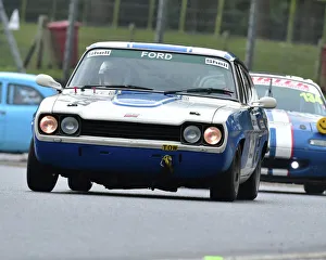 <b class=qtipBold><figcaption>CM21 8892 David Thomas, Ford Capri</figcaption></b><br>David Thomas, Ford Capri, Future Classics, Night Race Meeting, Classic Sports Car Club, CSCC, November 2017, Brands Hatch, England, Kent, 1960's, cars, circuit racing, classic cars, MSV, nostalgia, racing cars, retro, saloons, sports cars, vehicles<br><em>© 2017 Chris McEvoy, www.cjm-photography.co.uk, all rights reserved</em> CM21 8892 David Thomas, Ford Capri