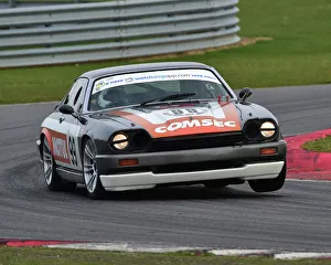 <b class=qtipBold><figcaption>CM23 1376 James Ramm, Jaguar XJS</figcaption></b><br>Snetterton Motor racing circuit, Snetterton, Norfolk, England, Saturday 7th April 2018. James Ramm, Jaguar XJS, winner of the Classic Sports Car Club, CSCC, Season opener event, Jaguar Saloon and GT Championship, for Jaguar cars with the XJS and XK8 regarded as GT cars, for type of vehicle in series. classic cars, classic event, Classic motor racing, Classic Racing Cars, England, motor racing, motor sport, motorsport, nostalgia, racing, racing cars, retro, saloon cars, sports cars, outdoors, circuit racing,<br><em>© 2018 Chris McEvoy, www.cjm-photography.co.uk, all rights reserved</em> CM23 1376 James Ramm, Jaguar XJS