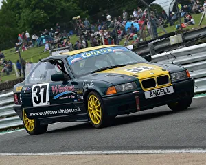 <b class=qtipBold><figcaption>CM23 9406 Ken Angell, BMW 328i E36</figcaption></b><br>Ken Angell, BMW 328i E36, Bernie's V8s, US Muscle Cars, American Speedfest VI, Brands Hatch, June 2018, automobiles, Autosport, cars, circuit racing, England, entertainment, European, June 2018, Kent, motor racing, motor sport, motorracing, racing, track racing, nostalgia, classic cars, historic cars, sports cars,<br><em>© 2018 Chris McEvoy, www.cjm-photography.co.uk, all rights reserved</em> CM23 9406 Ken Angell, BMW 328i E36