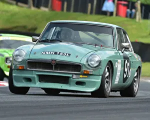 <b class=qtipBold><figcaption>CM24 0214 Ian Prior, MGB GT V8</figcaption></b><br>Ian Prior, MGB GT V8, Bernie's V8s, US Muscle Cars, American Speedfest VI, Brands Hatch, June 2018, automobiles, Autosport, cars, circuit racing, England, entertainment, European, June 2018, Kent, motor racing, motor sport, motorracing, racing, track racing, nostalgia, classic cars, historic cars, sports cars,<br><em>© 2018 Chris McEvoy, www.cjm-photography.co.uk, all rights reserved</em> CM24 0214 Ian Prior, MGB GT V8