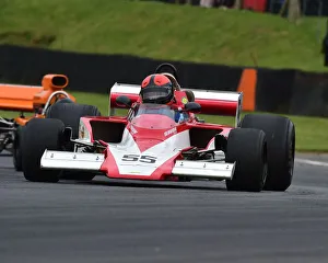 <b class=qtipBold><figcaption>CM24 0545 Tony Trimmer, Lola T332</figcaption></b><br>Tony Trimmer, Lola T332, Anglo American 5000s, American Speedfest VI, Brands Hatch, June 2018, automobiles, Autosport, cars, circuit racing, England, entertainment, European, June 2018, Kent, motor racing, motor sport, motorracing, racing, track racing, nostalgia, classic cars, historic cars, sports cars, Formula 5000, F5000,<br><em>© 2018 Chris McEvoy, www.cjm-photography.co.uk, all rights reserved</em> CM24 0545 Tony Trimmer, Lola T332