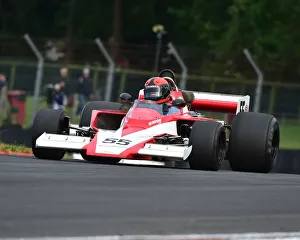 <b class=qtipBold><figcaption>CM24 0586 Tony Trimmer, Lola T332</figcaption></b><br>Tony Trimmer, Lola T332, Anglo American 5000s, American Speedfest VI, Brands Hatch, June 2018, automobiles, Autosport, cars, circuit racing, England, entertainment, European, June 2018, Kent, motor racing, motor sport, motorracing, racing, track racing, nostalgia, classic cars, historic cars, sports cars, Formula 5000, F5000,<br><em>© 2018 Chris McEvoy, www.cjm-photography.co.uk, all rights reserved</em> CM24 0586 Tony Trimmer, Lola T332