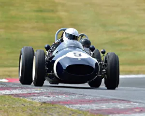 <b class=qtipBold><figcaption>CM24 2918 Tony Smith, Cooper T51</figcaption></b><br>Tony Smith, Cooper T51, HGPCA Pre66, Historic Grand Prix Cars, HSCC Legends of Brands Hatch Super Prix, June - July 2018, 2018, Autosport, Brands Hatch, cars, classic cars, classic motor sport, England, Historic Sports Car Club, Kent, motor sport, nostalgia, racing, racing cars, speed, circuit racing, auto sport, vehicles, racing, open wheelers, outdoors,<br><em>© 2018 Chris McEvoy, www.cjm-photography.co.uk, all rights reserved</em> CM24 2918 Tony Smith, Cooper T51