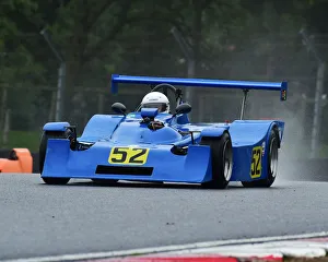 <b class=qtipBold><figcaption>CM25 8687 Roger Watton, Mallock Mk15</figcaption></b><br>Roger Watton, Mallock Mk15, Classic Clubmans, HSCC, Historic Race Meeting, Brands Hatch, September 2018, cars, Classic Racing Cars, Historic Racing, Historic Sports Car Club, autosport, motor racing, motor sport, nostalgia, racing cars, outdoors, racing, circuit racing, racing, speed, Indy circuit, single seaters, monoposto, rooster tail, wet race, rain, spray,<br><em>© 2018 Chris McEvoy, www.cjm-photography.co.uk, all rights reserved</em> CM25 8687 Roger Watton, Mallock Mk15