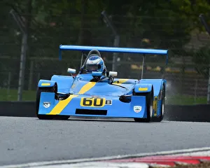 <b class=qtipBold><figcaption>CM25 8690 Brian Hunter, Mallock Mk16</figcaption></b><br>Brian Hunter, Mallock Mk16, Classic Clubmans, HSCC, Historic Race Meeting, Brands Hatch, September 2018, cars, Classic Racing Cars, Historic Racing, Historic Sports Car Club, autosport, motor racing, motor sport, nostalgia, racing cars, outdoors, racing, circuit racing, racing, speed, Indy circuit, single seaters, monoposto, rooster tail, wet race, rain, spray,<br><em>© 2018 Chris McEvoy, www.cjm-photography.co.uk, all rights reserved</em> CM25 8690 Brian Hunter, Mallock Mk16