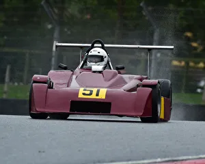 <b class=qtipBold><figcaption>CM25 8696 Philip Hart, Mallock Mk16</figcaption></b><br>Philip Hart, Mallock Mk16, Classic Clubmans, HSCC, Historic Race Meeting, Brands Hatch, September 2018, cars, Classic Racing Cars, Historic Racing, Historic Sports Car Club, autosport, motor racing, motor sport, nostalgia, racing cars, outdoors, racing, circuit racing, racing, speed, Indy circuit, single seaters, monoposto, rooster tail, wet race, rain, spray,<br><em>© 2018 Chris McEvoy, www.cjm-photography.co.uk, all rights reserved</em> CM25 8696 Philip Hart, Mallock Mk16